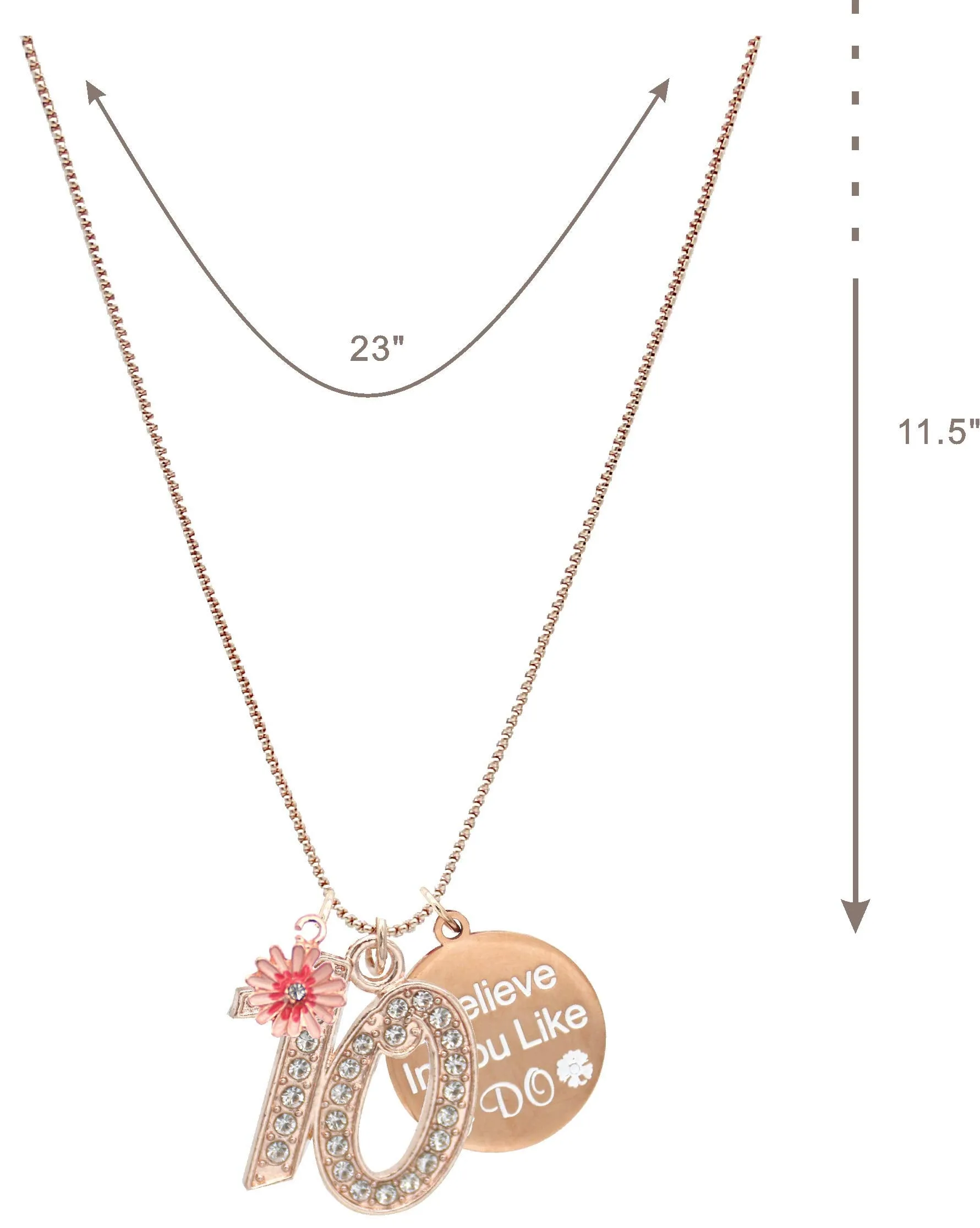 10th Birthday, 10th Birthday Gift, 10th Birthday Girl Gifts, 10th Birthday Necklace, Gifts