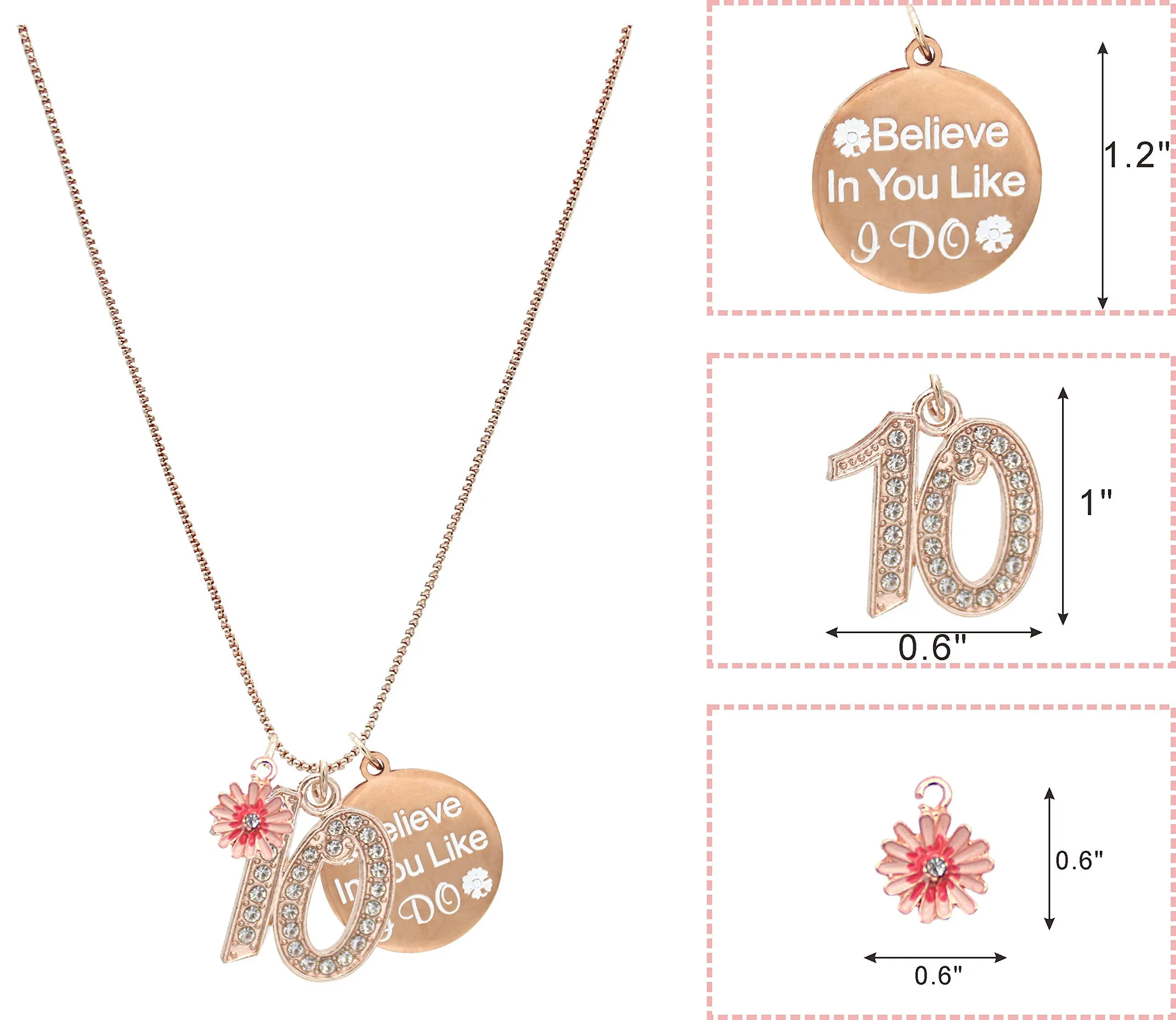 10th Birthday, 10th Birthday Gift, 10th Birthday Girl Gifts, 10th Birthday Necklace, Gifts