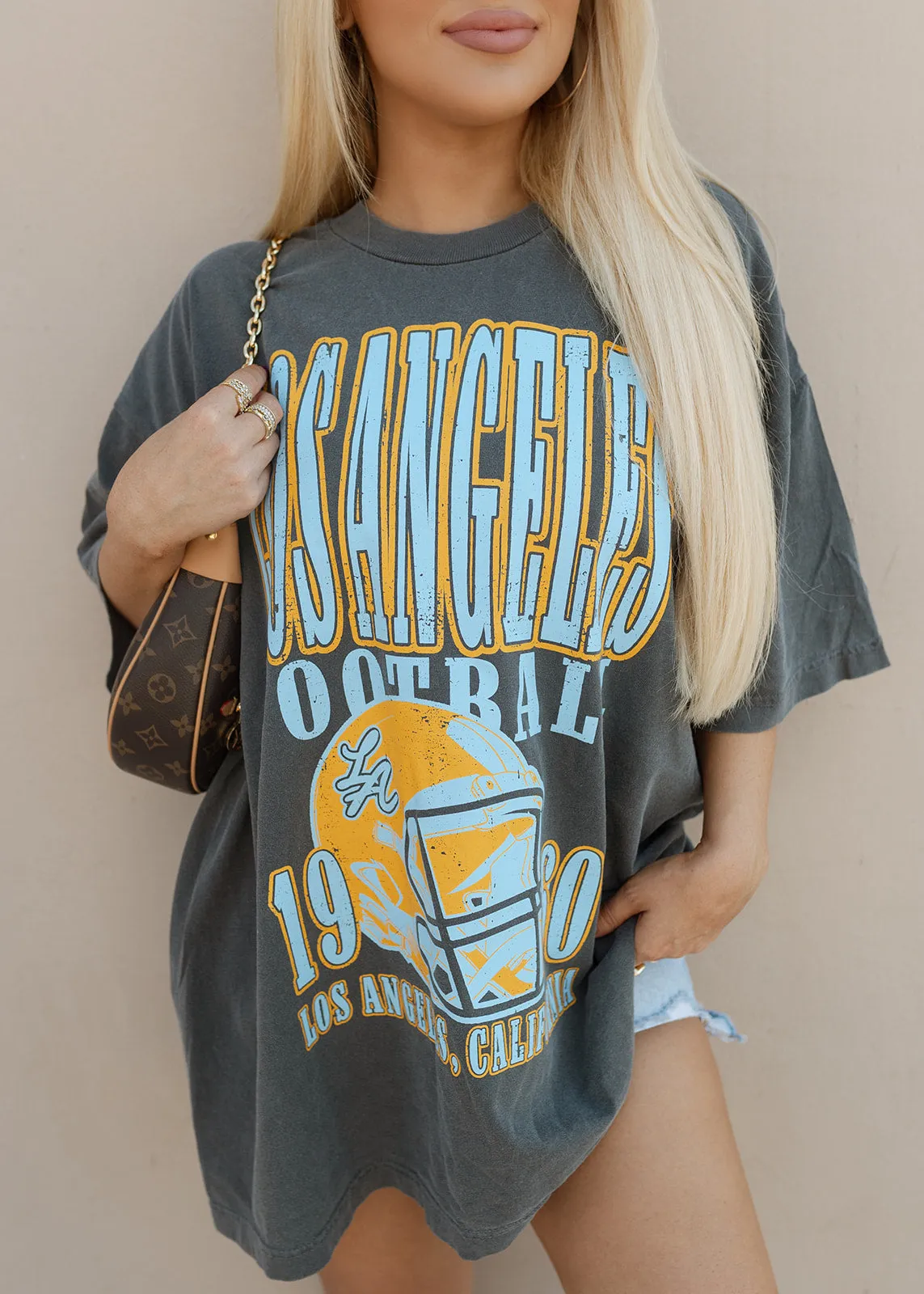 90's Los Angeles Football Vintage Oversized Tee