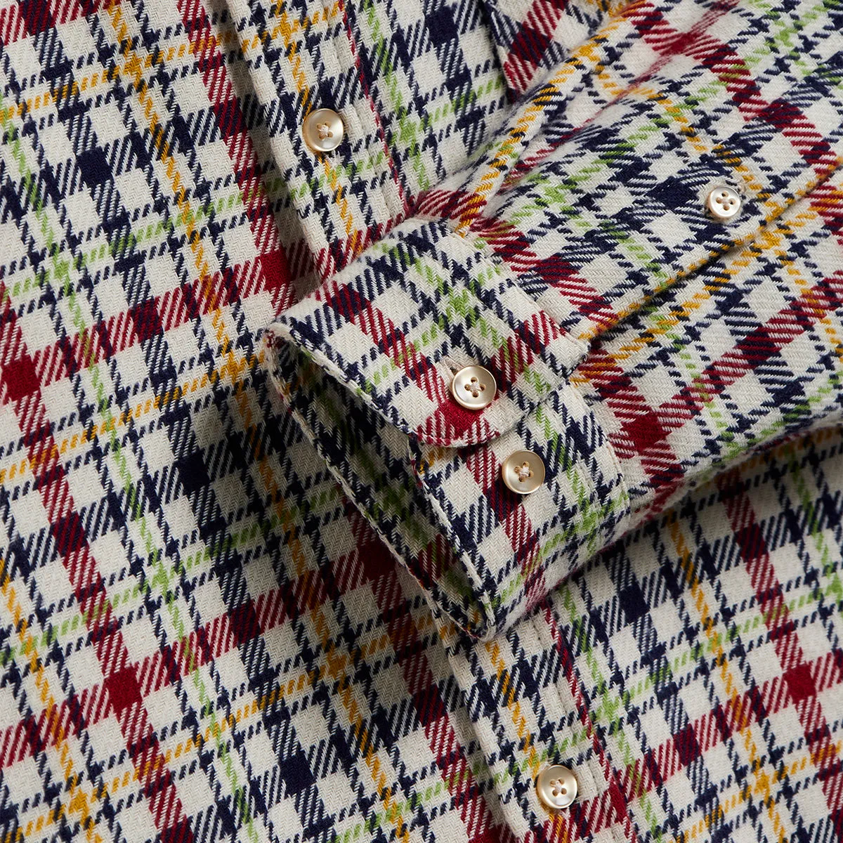 Ace Plaid Flannel Shirt - Multi-colour