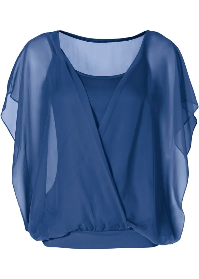 Bodyflirt shirt-blouse, blue