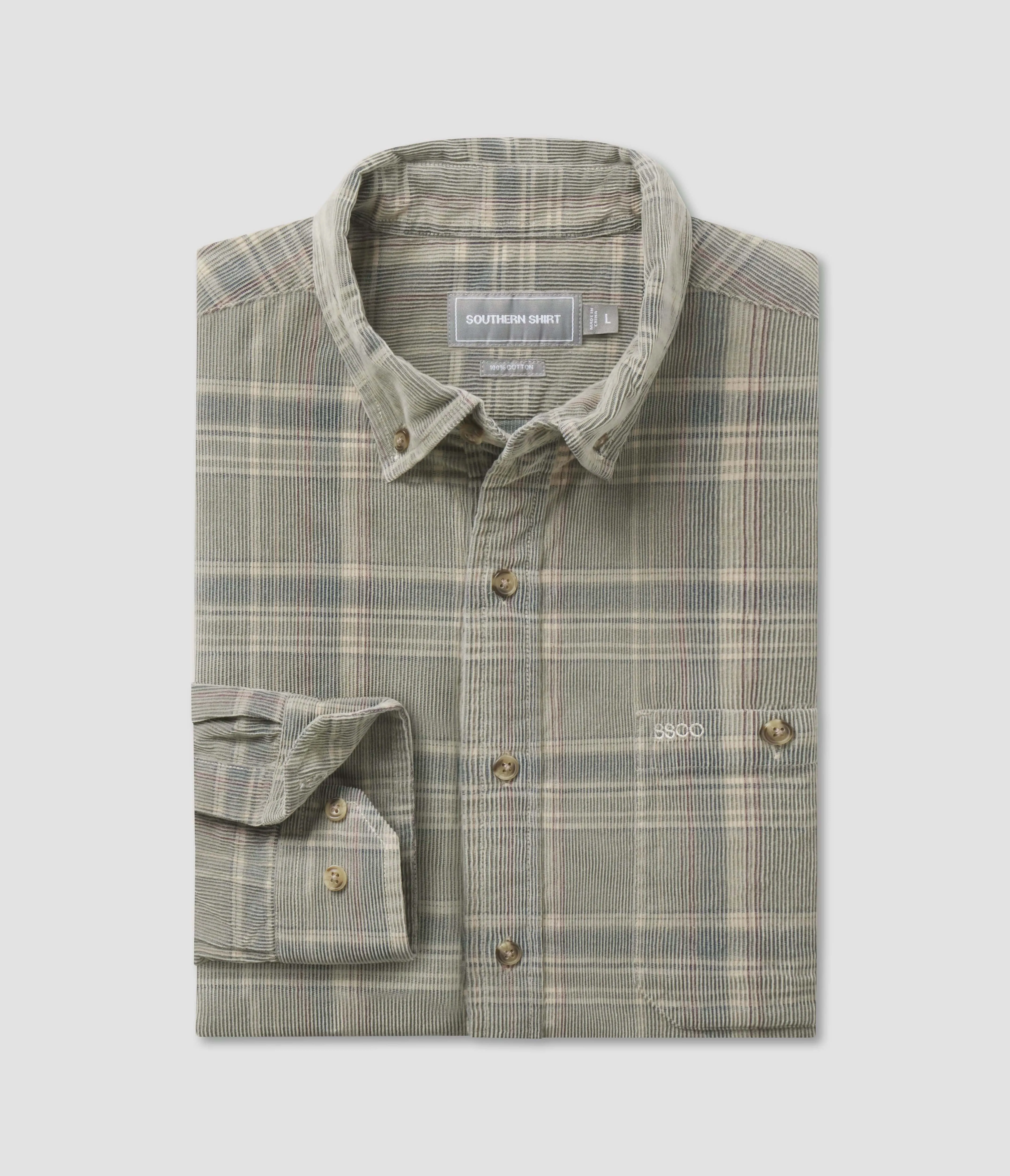 Braxton Lightweight Cord Flannel - Dusk