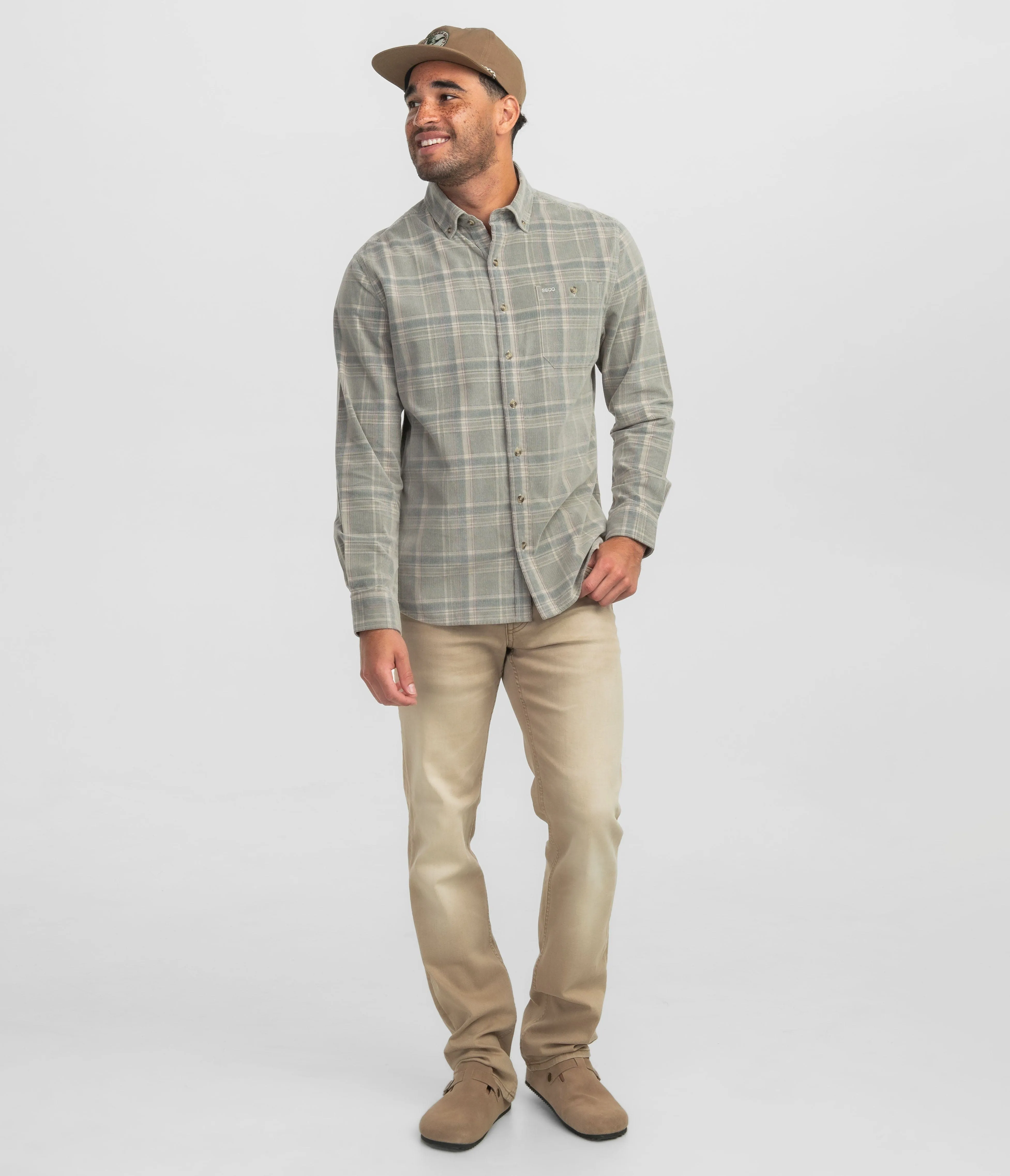 Braxton Lightweight Cord Flannel - Dusk