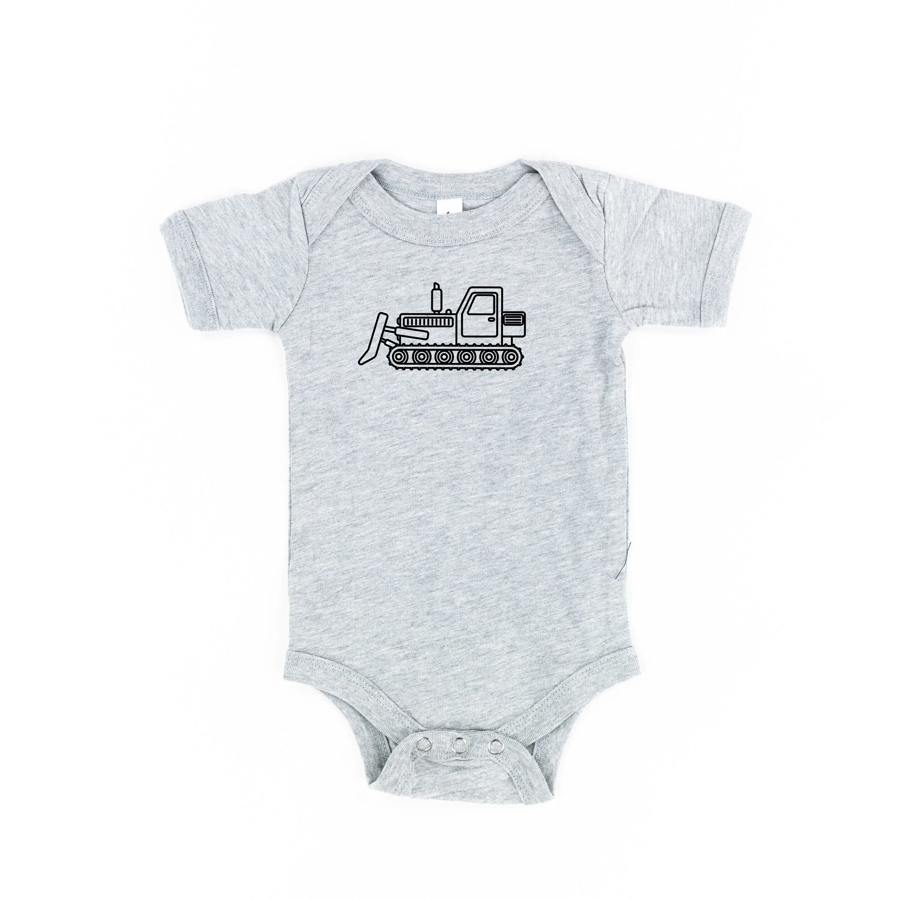 BULLDOZER - Minimalist Design - Short Sleeve Child Shirt