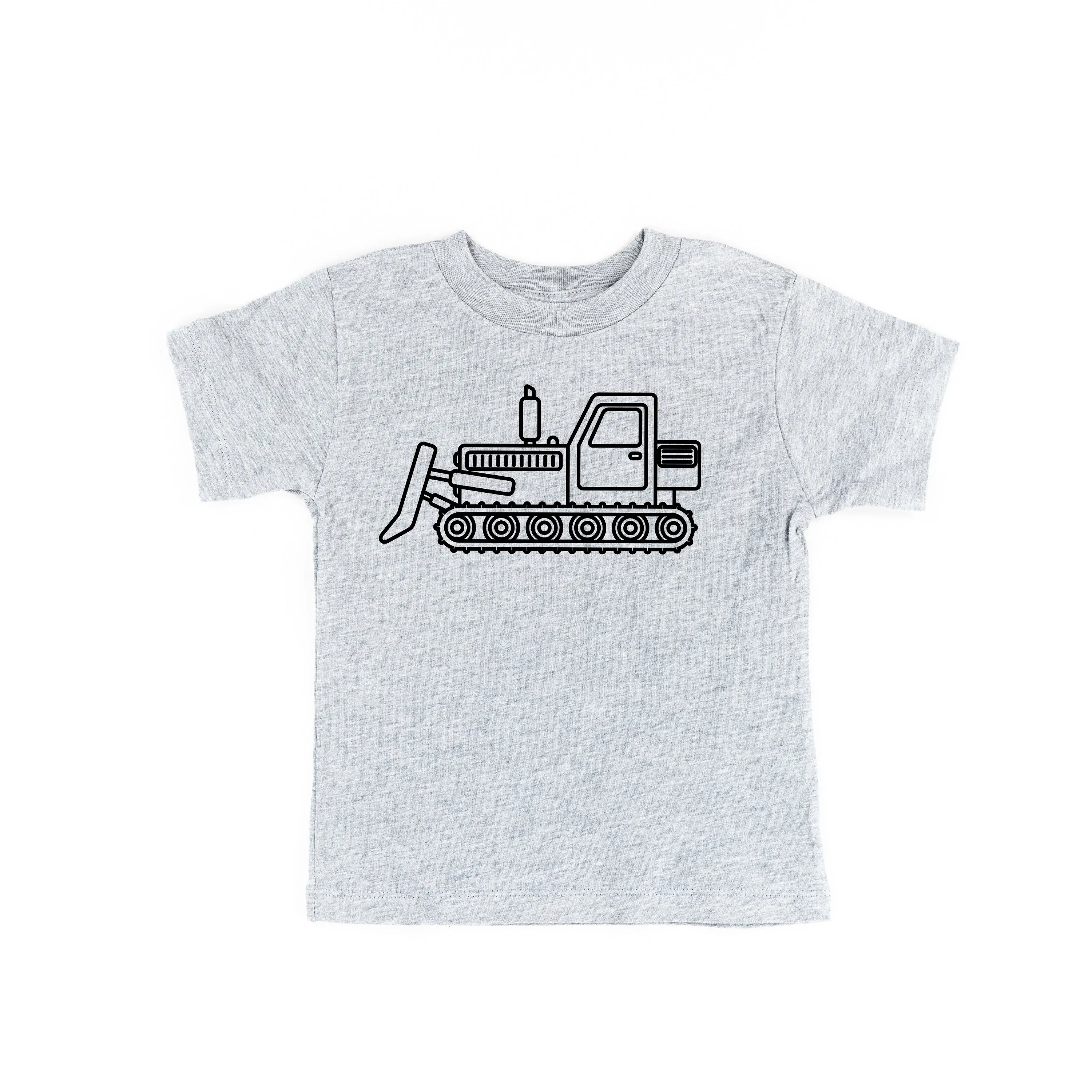 BULLDOZER - Minimalist Design - Short Sleeve Child Shirt