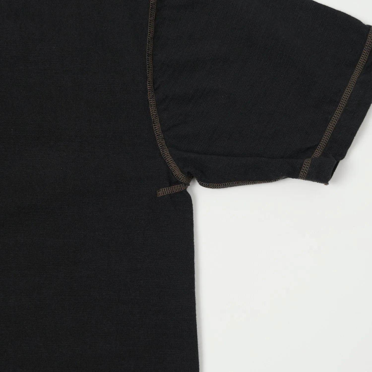 Buzz Rickson's S/S Henley Tee - Black