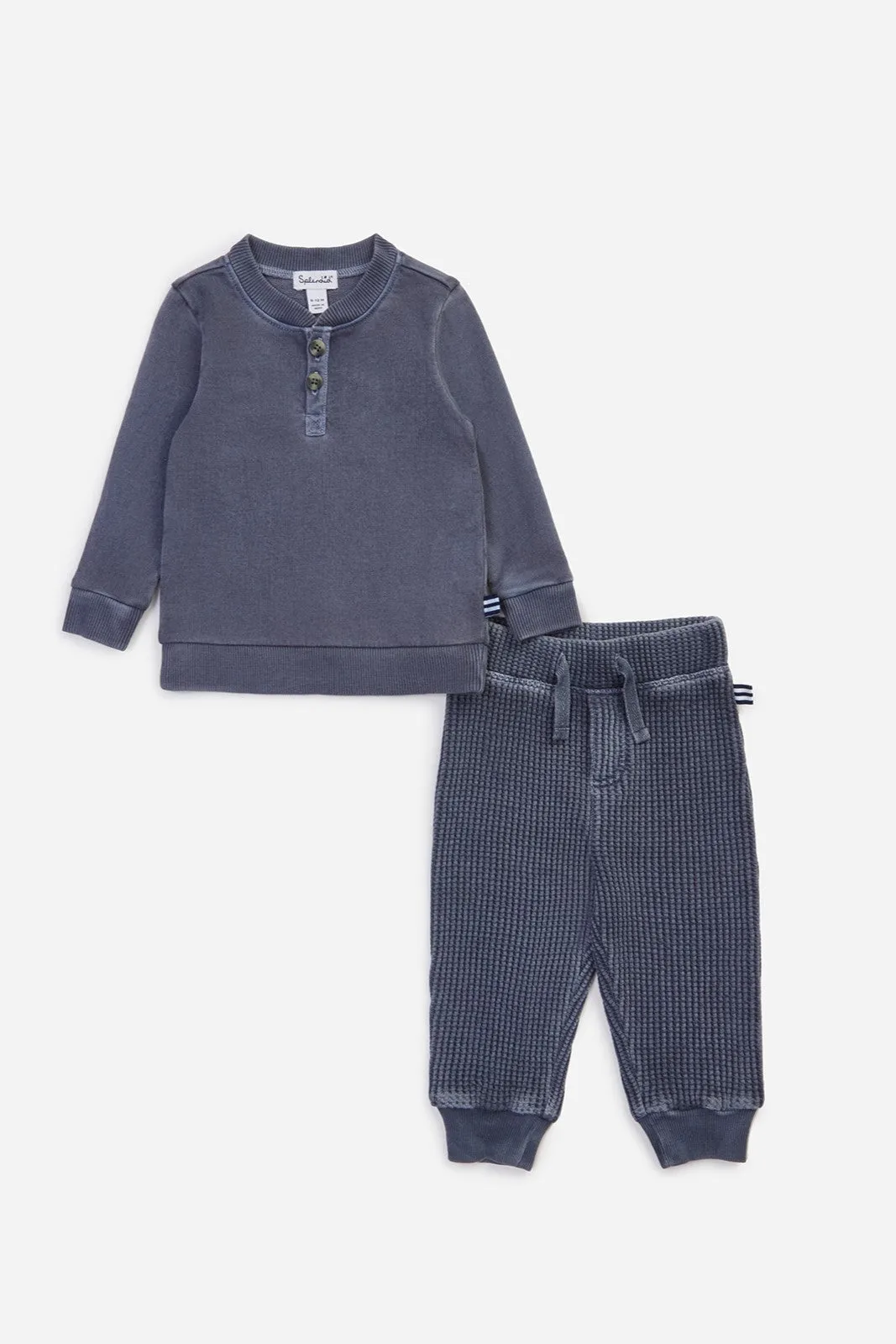 Chunky Thermal Jogger Set, Storm