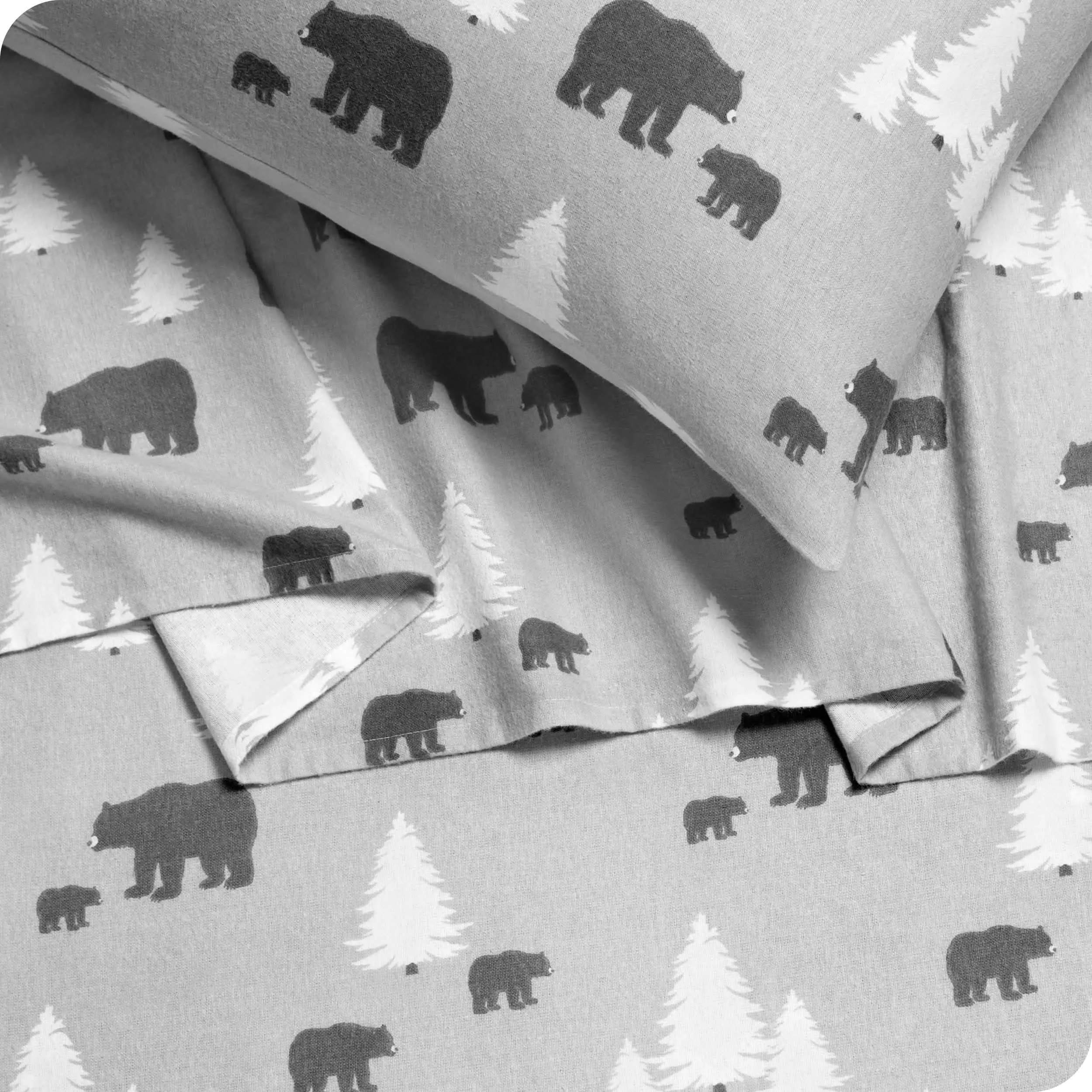 Cotton Flannel Sheet Set - Kodiak