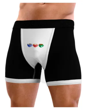 Cute Holiday Drink Set - Christmas Mens Boxer Brief Underwear