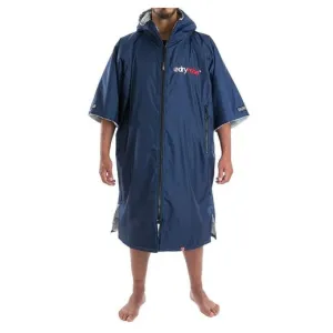 Dryrobe Advance Short Sleeve Changing Robe - Large - Navy/Grey