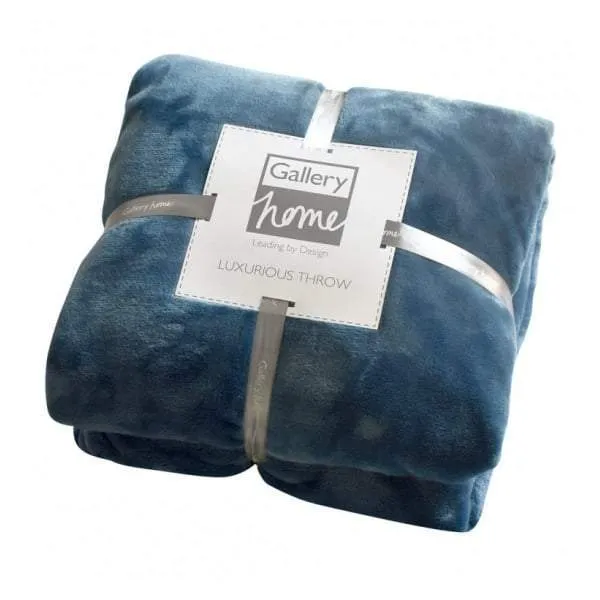 Flannel Fleece Throw Teal 1400x1800mm