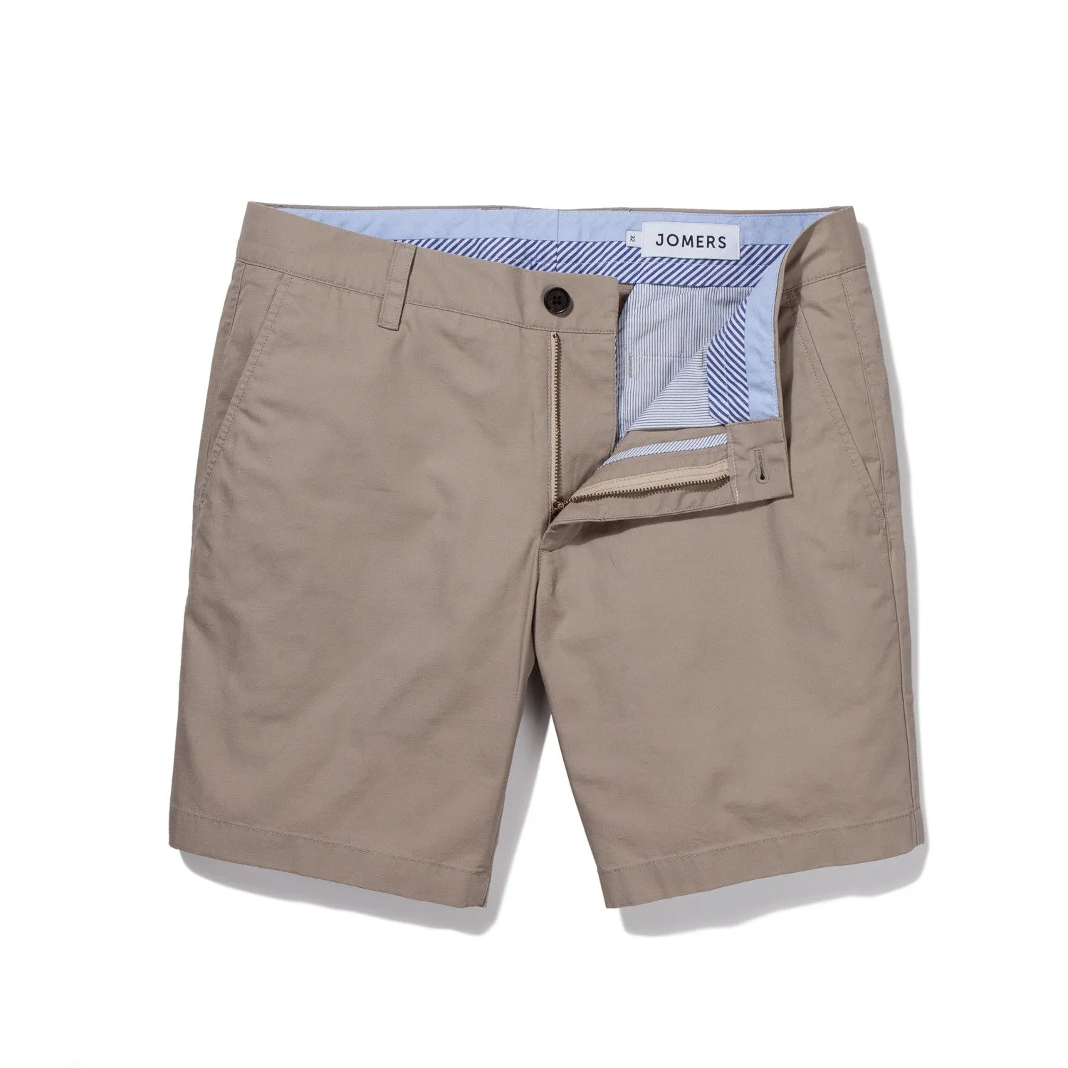 Gansevoort - Khaki Summerweight Twill Shorts