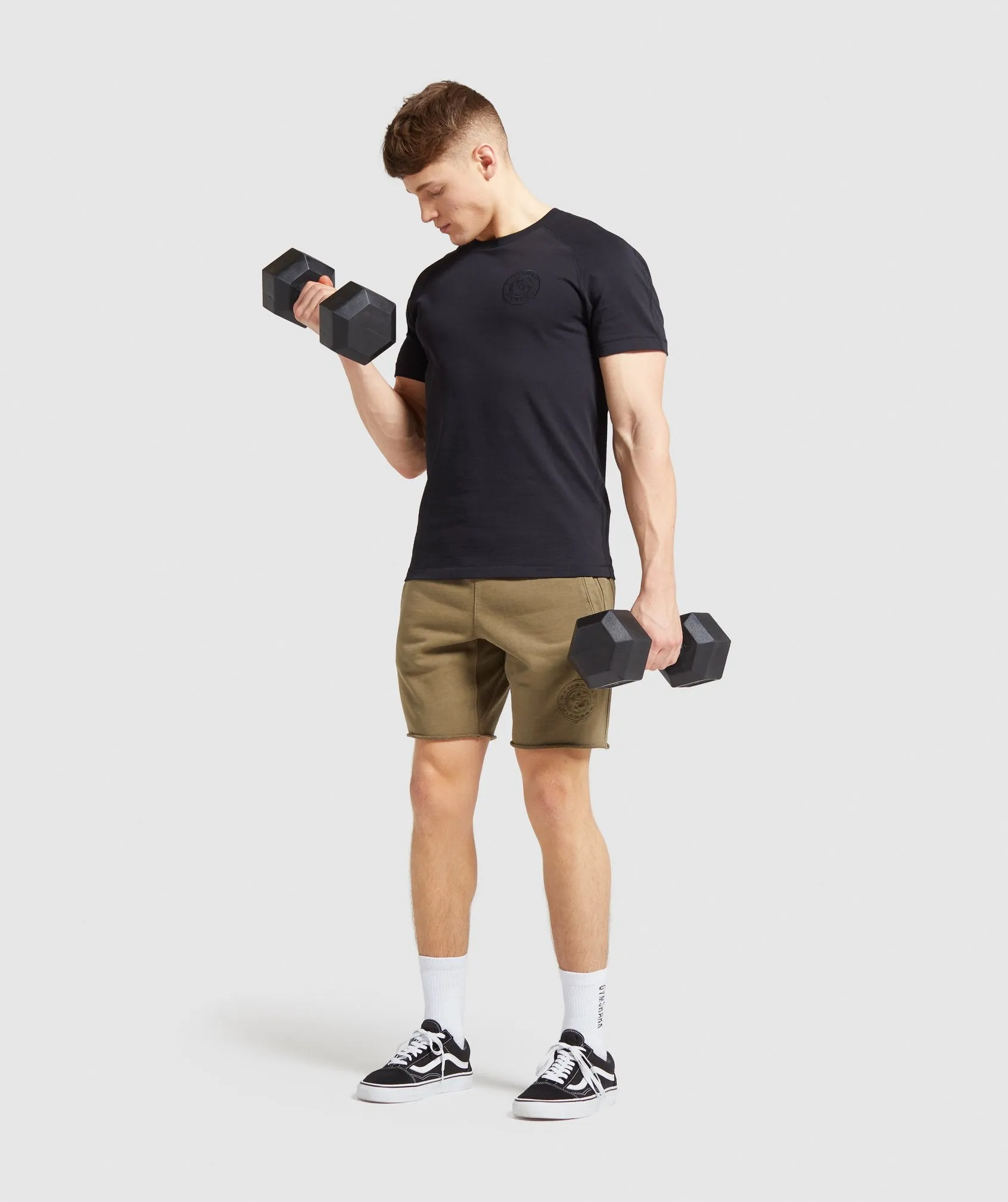 Gymshark Premium Legacy Shorts - Khaki