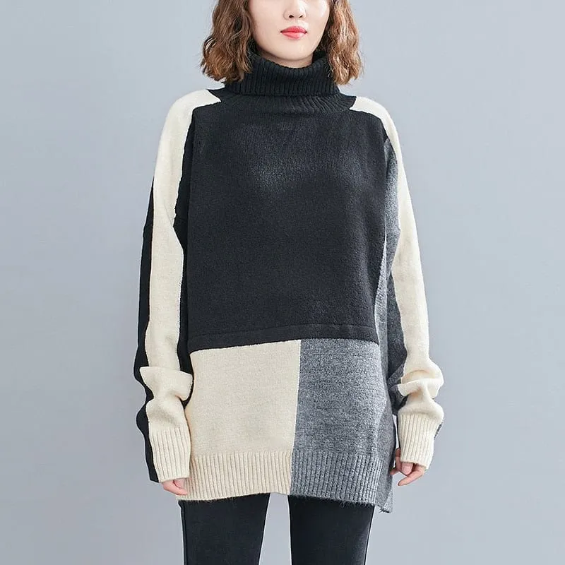 Haily Knitted Turtleneck Sweater