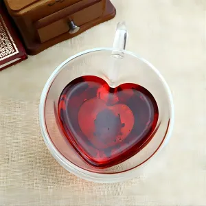 HEART SHAPE DOUBLE WALL CUP