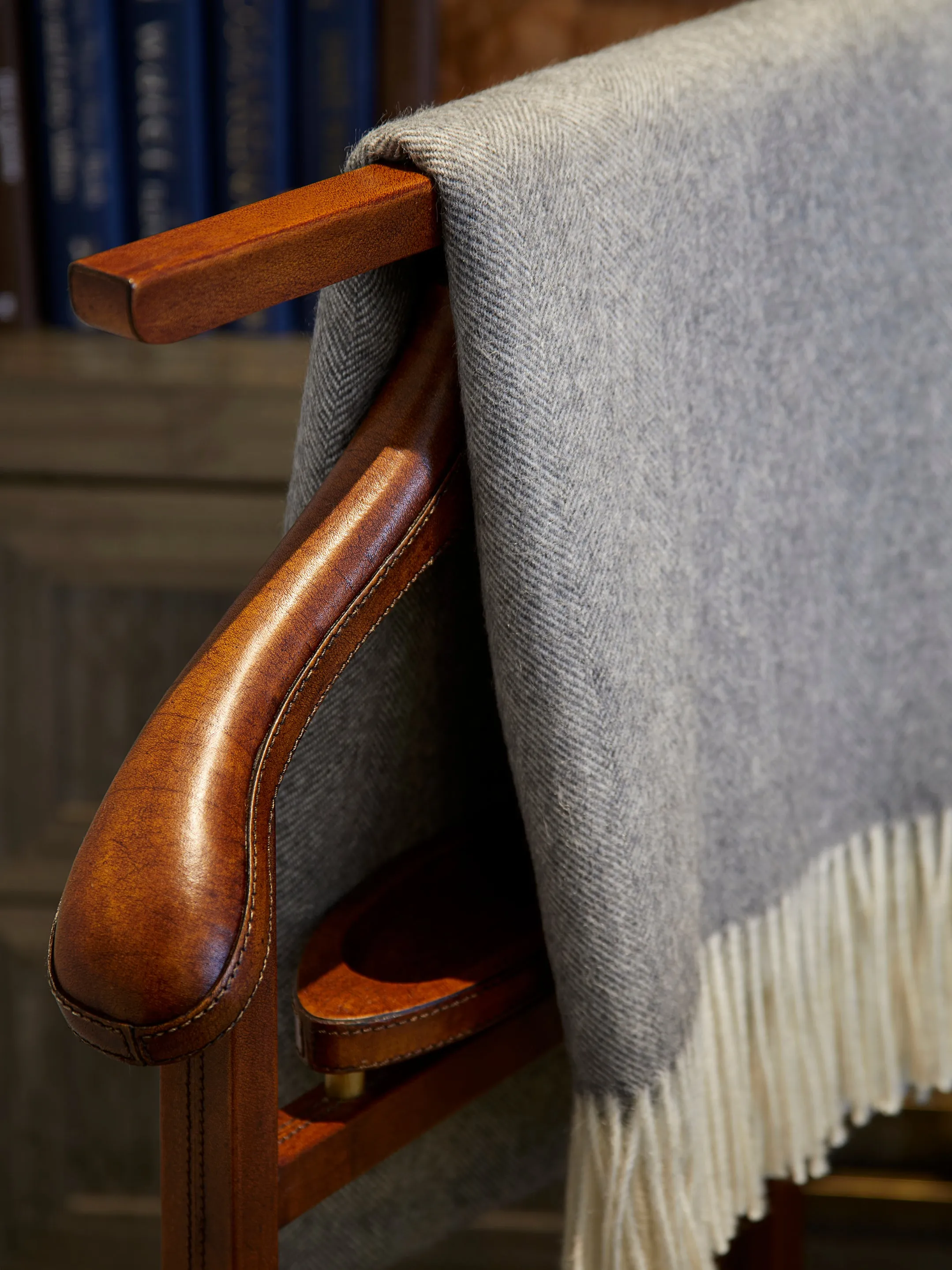 Henley Alpaca Throw - Grey