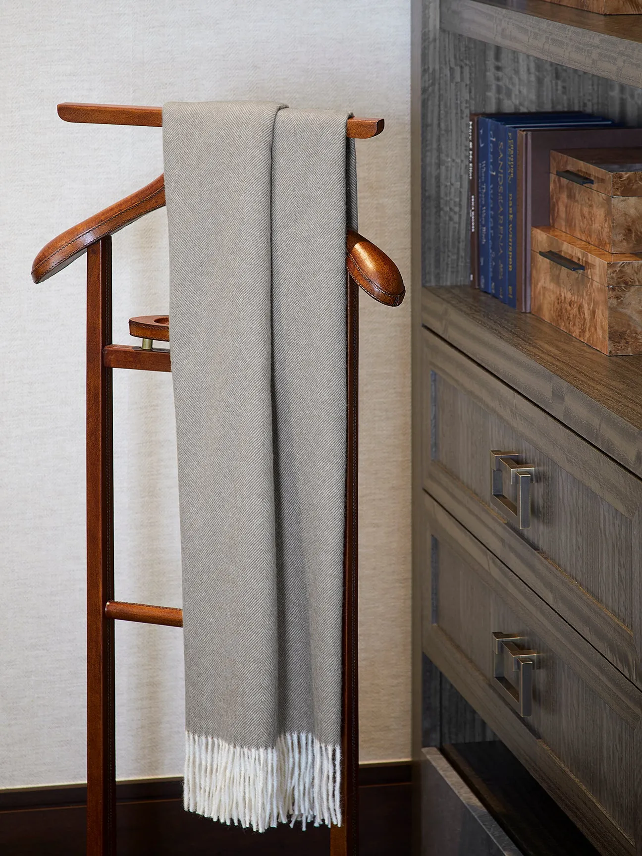 Henley Alpaca Throw - Grey