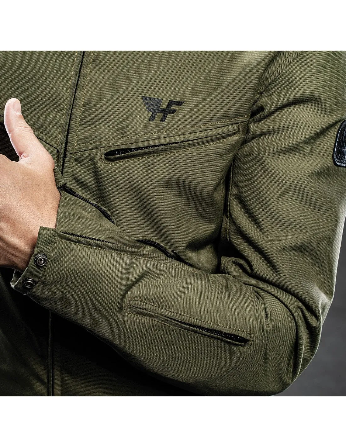 Holy Freedom Ever Military Green Men's Textile Jacket