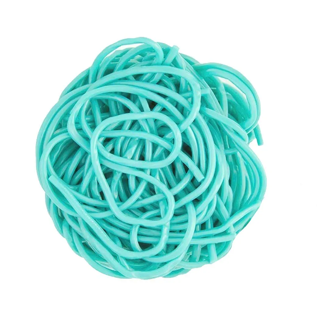 Kicko Blue Raspberry Licorice Laces - 2 Pounds - 32 Ounces - Bulk Candy - Shoestring Laces