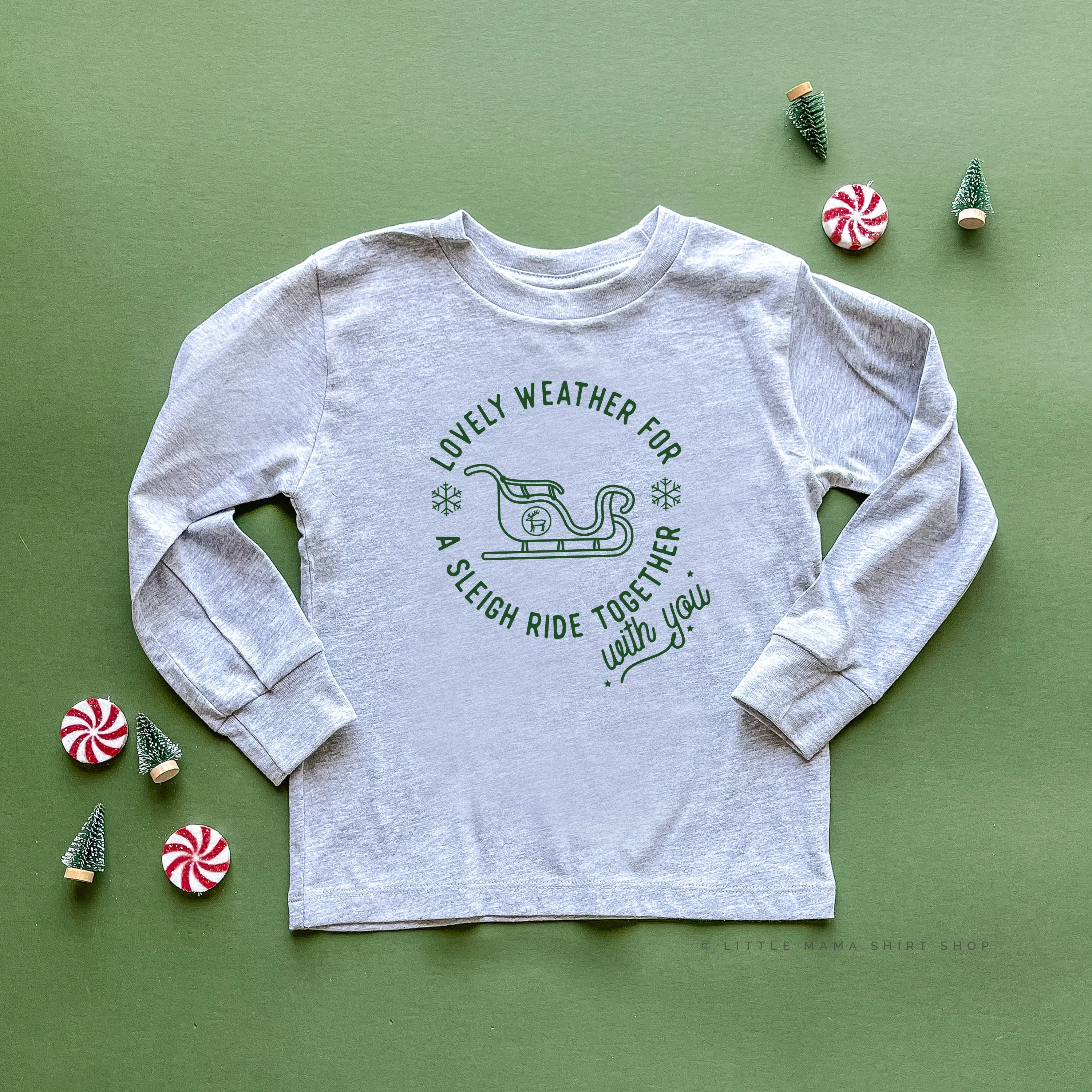 Lovely Weather for A Sleigh Ride Together With You - Child LONG SLEEVE Tee