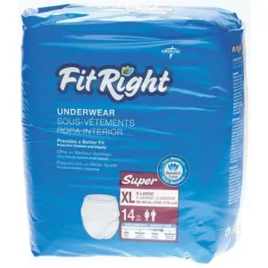 Medline FitRight Super Protective Underwear X Large - Clearance