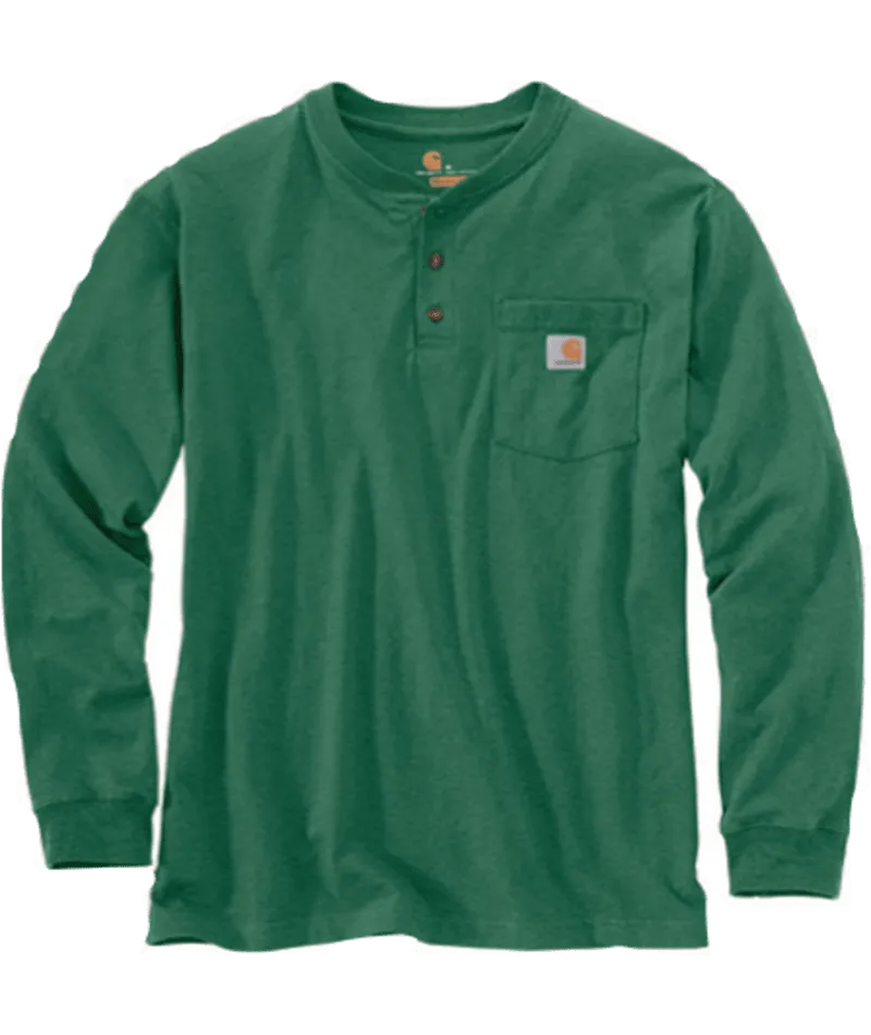 Men's Carhartt Loose Fit Heavyweight Henley T-Shirt #K128X