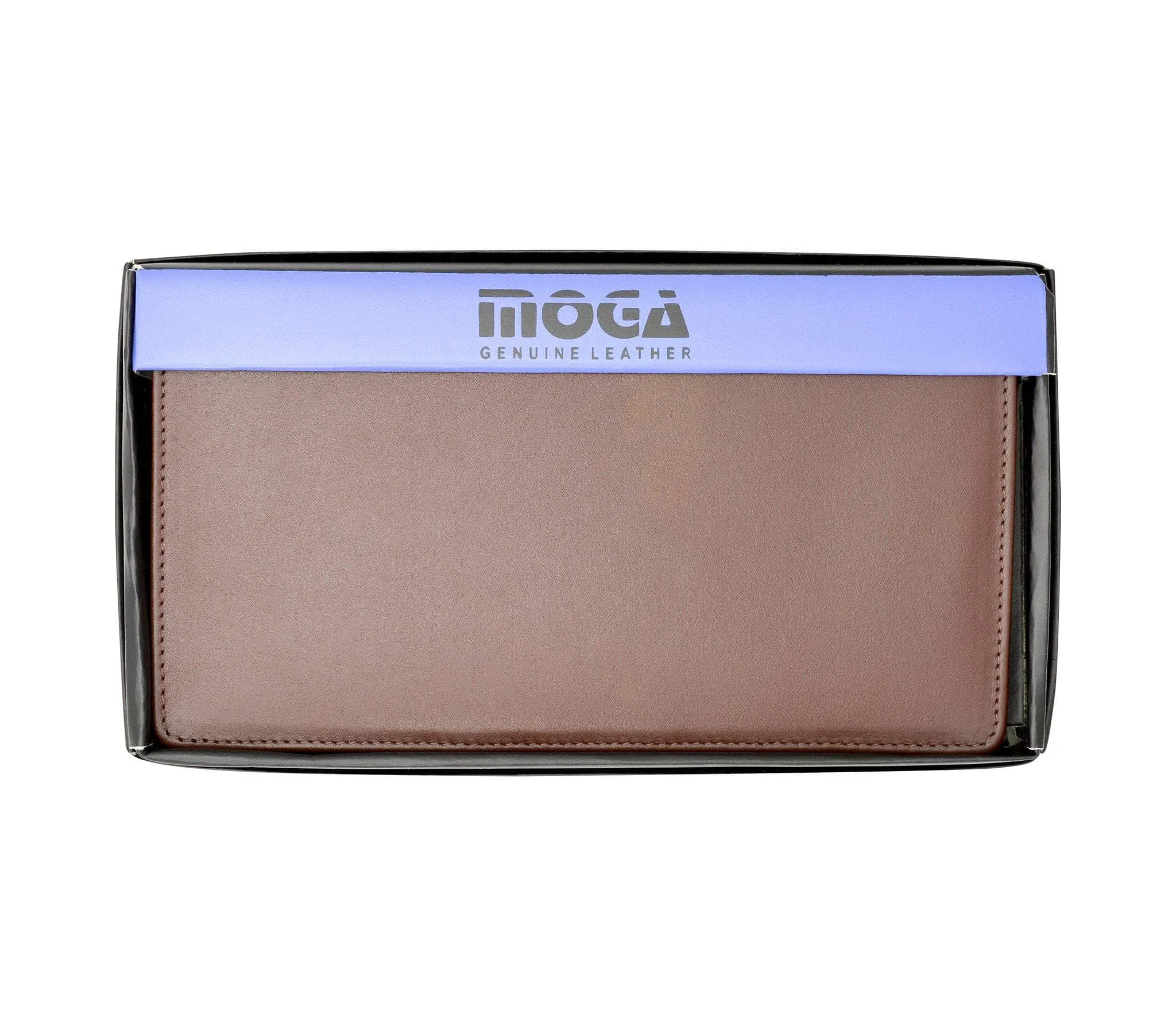 Moga High End Quality Handmade Leather Bifold Credit Card Holder 91529