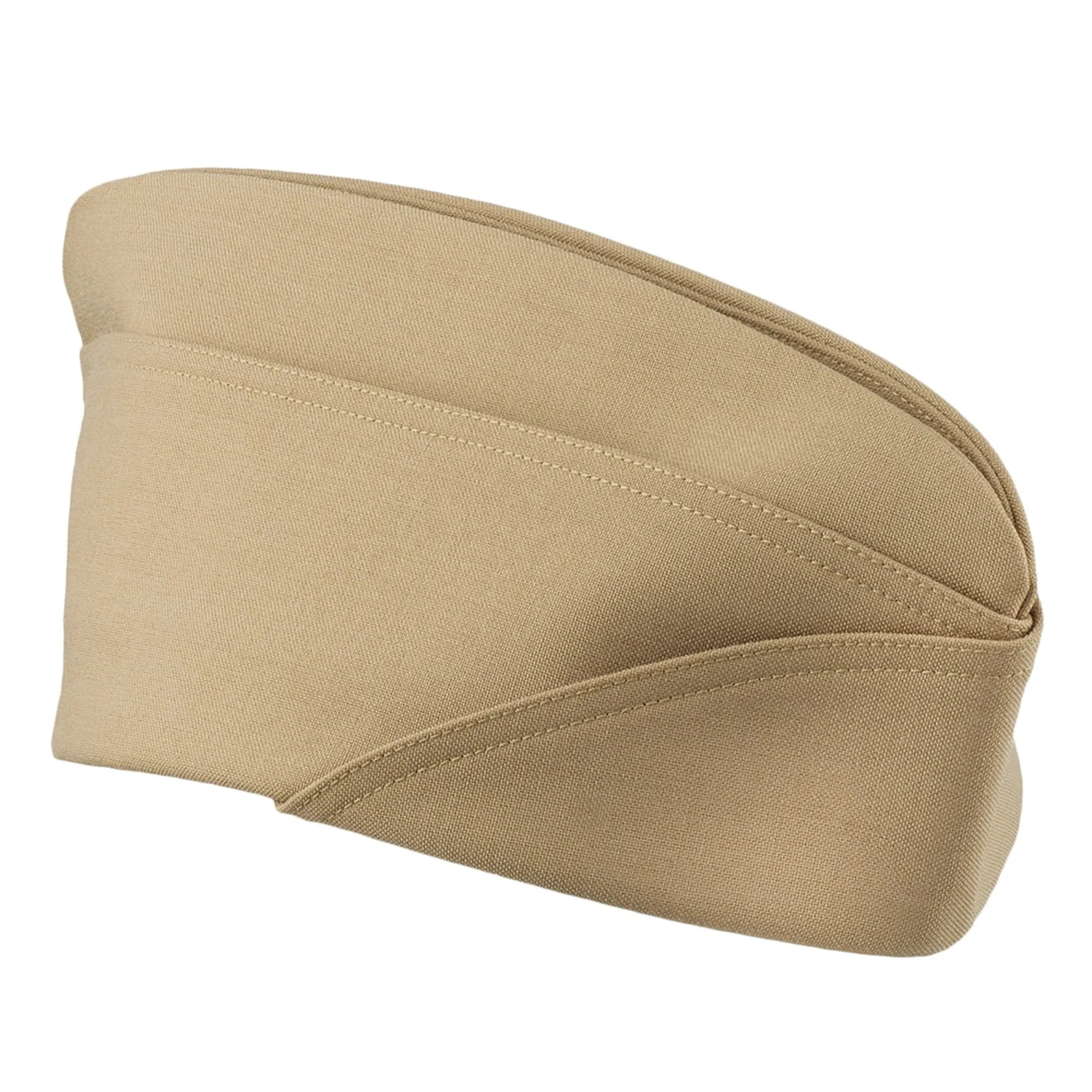 NAVY Khaki Poly/Wool Garrison Cap