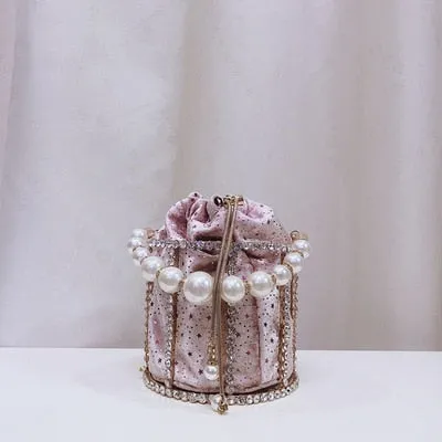 Pearl Bucket Clutch