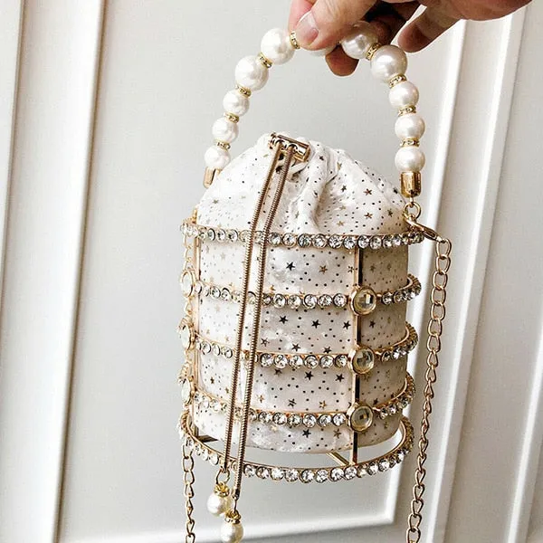 Pearl Bucket Clutch