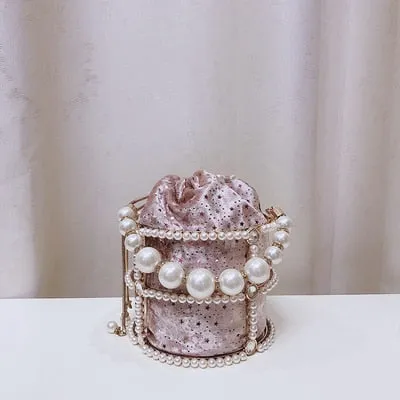 Pearl Bucket Clutch