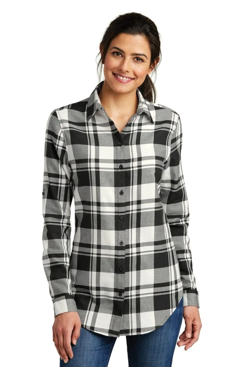 Port Authority ®  Ladies Plaid Flannel Tunic . LW668