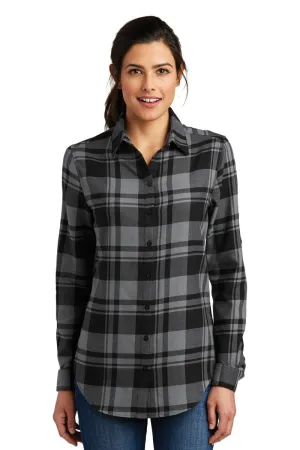 Port Authority ®  Ladies Plaid Flannel Tunic . LW668