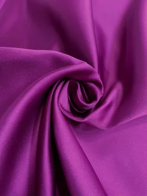 Purple Italian Double Face Poly Satin