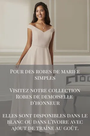 Robes de mariée simples