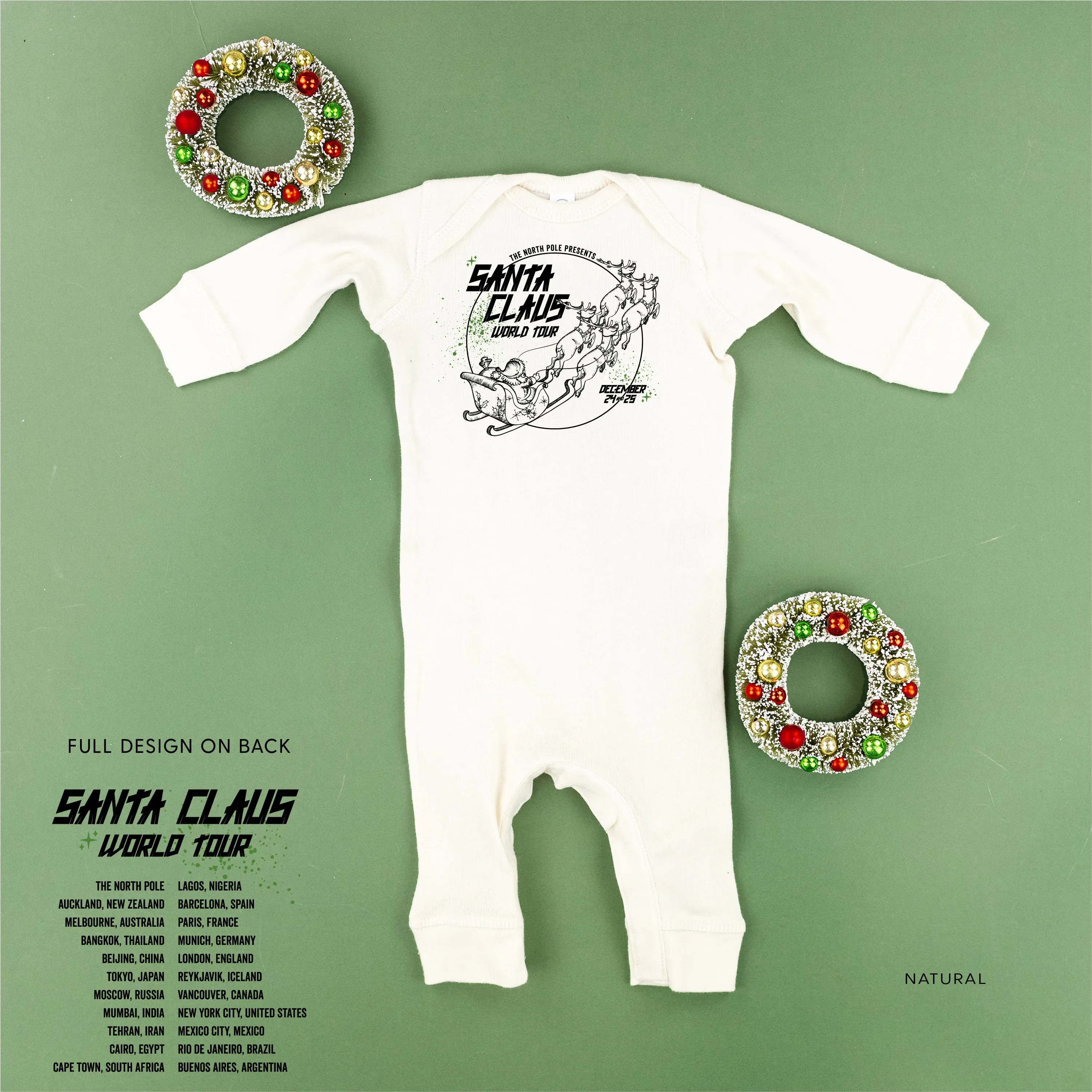 Santa Claus World Tour (f&b) - Baby Sleeper