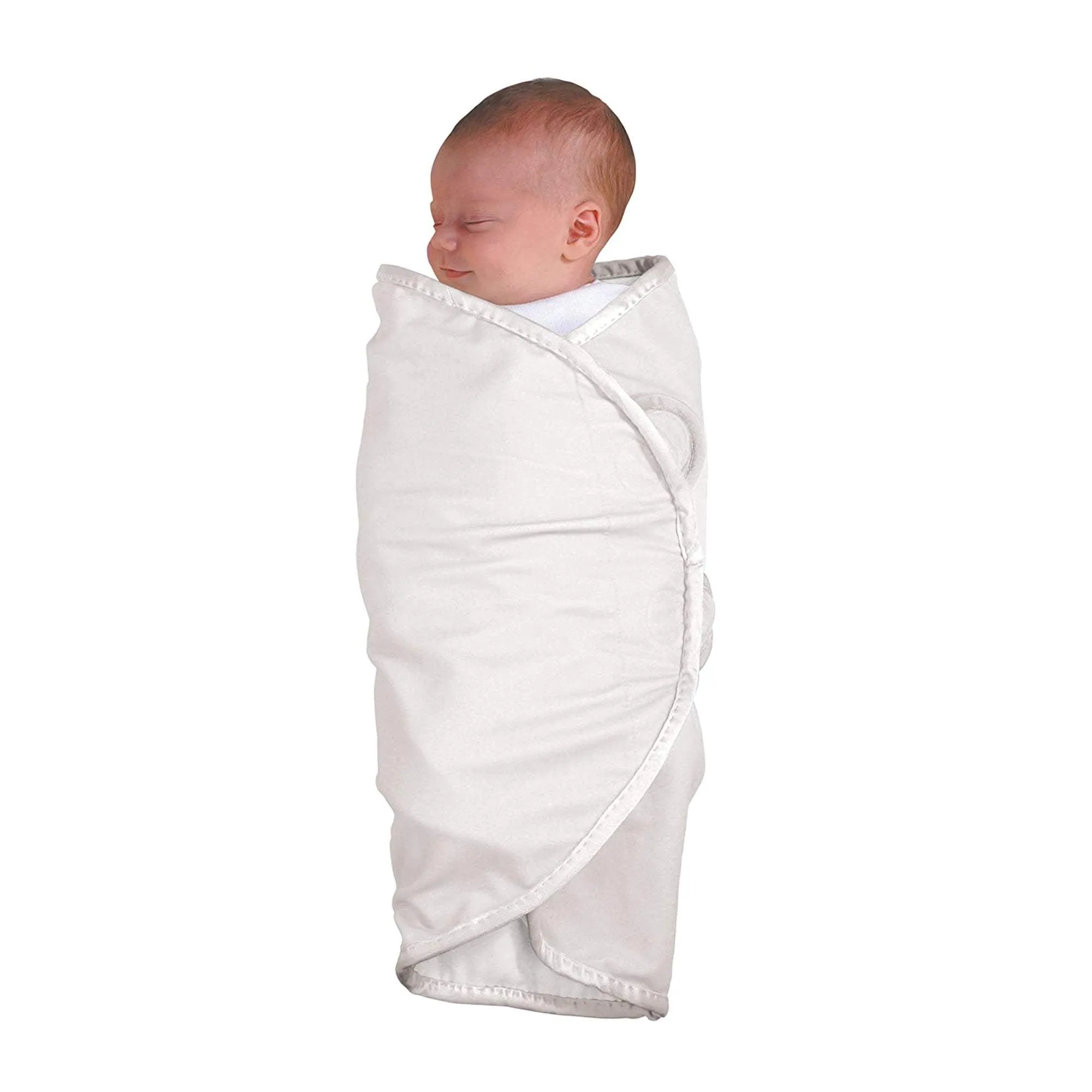 The First Years 2 Pk Swaddler Organic Cotton White || Birth  to 24months