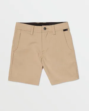 Toddler Boys Frickin Cross Shred Static Shorts - Dark Khaki