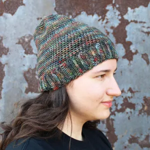 Vintage Flannel Beanie Kit, Malabrigo Rios