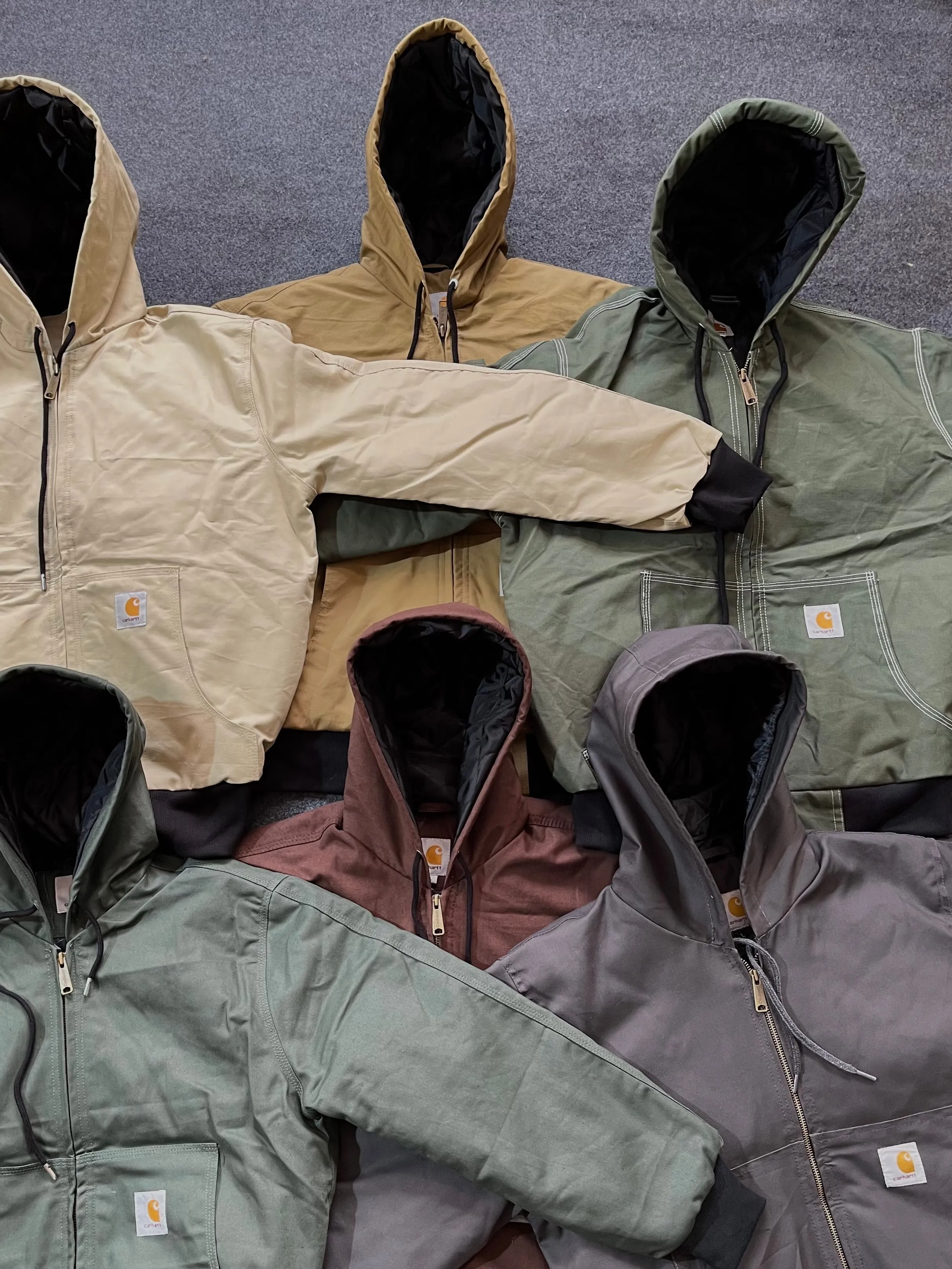 WINTER SALE! Vintage Carhartt Rework Style Mixed Hooded Jackets - MOQ 30 pcs